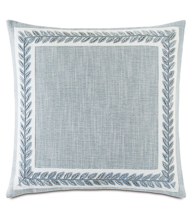 Eastern Accents Amberlynn Mitered Leaf Decorative Pillow