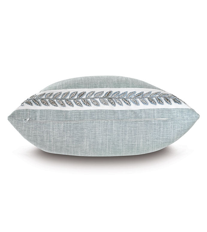 Eastern Accents Amberlynn Mitered Leaf Decorative Pillow