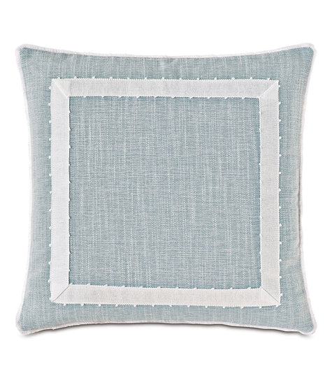 Eastern Accents Amberlynn Mitered Picot Decorative Pillow