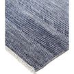 Feizy Janson I6062 Transitional Stripes, Blue/Gray, 8' x 8' Round Rug