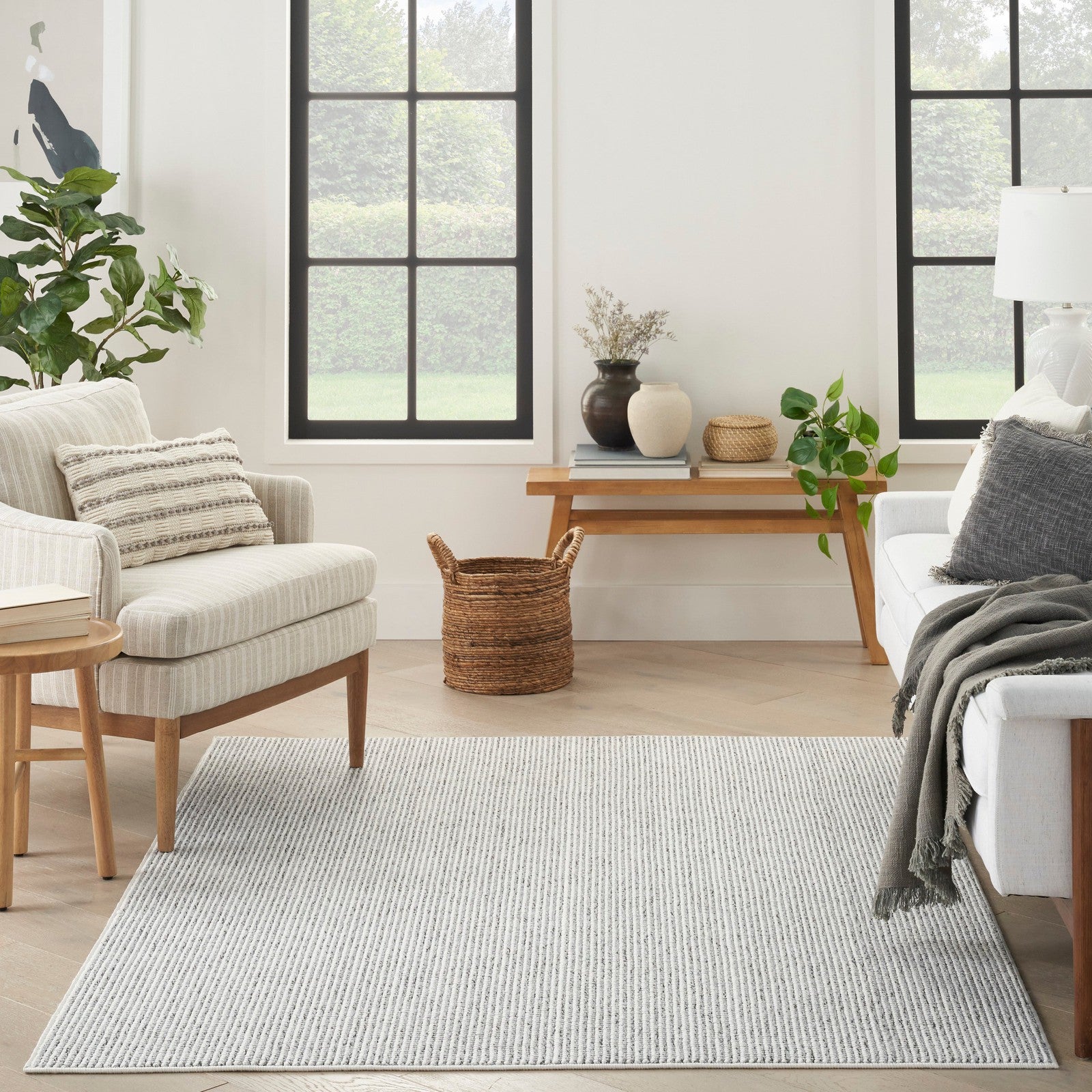 Nourison Natural Texture NTX01 Farmhouse Indoor Rug