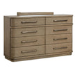 Magnussen Home Thorne Amber Brown Double Drawer Dresser