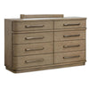 Magnussen Home Thorne Amber Brown Double Drawer Dresser