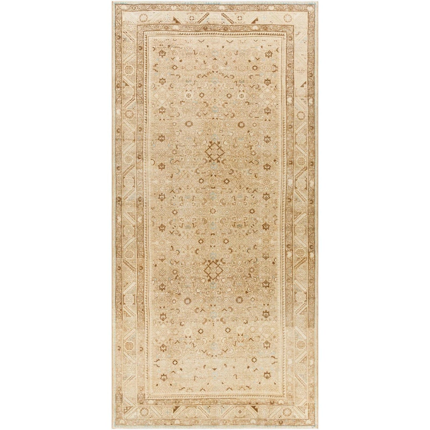 Surya Antique One of a Kind AOOAK-1087 5'1" x 10'9" Handmade Rug