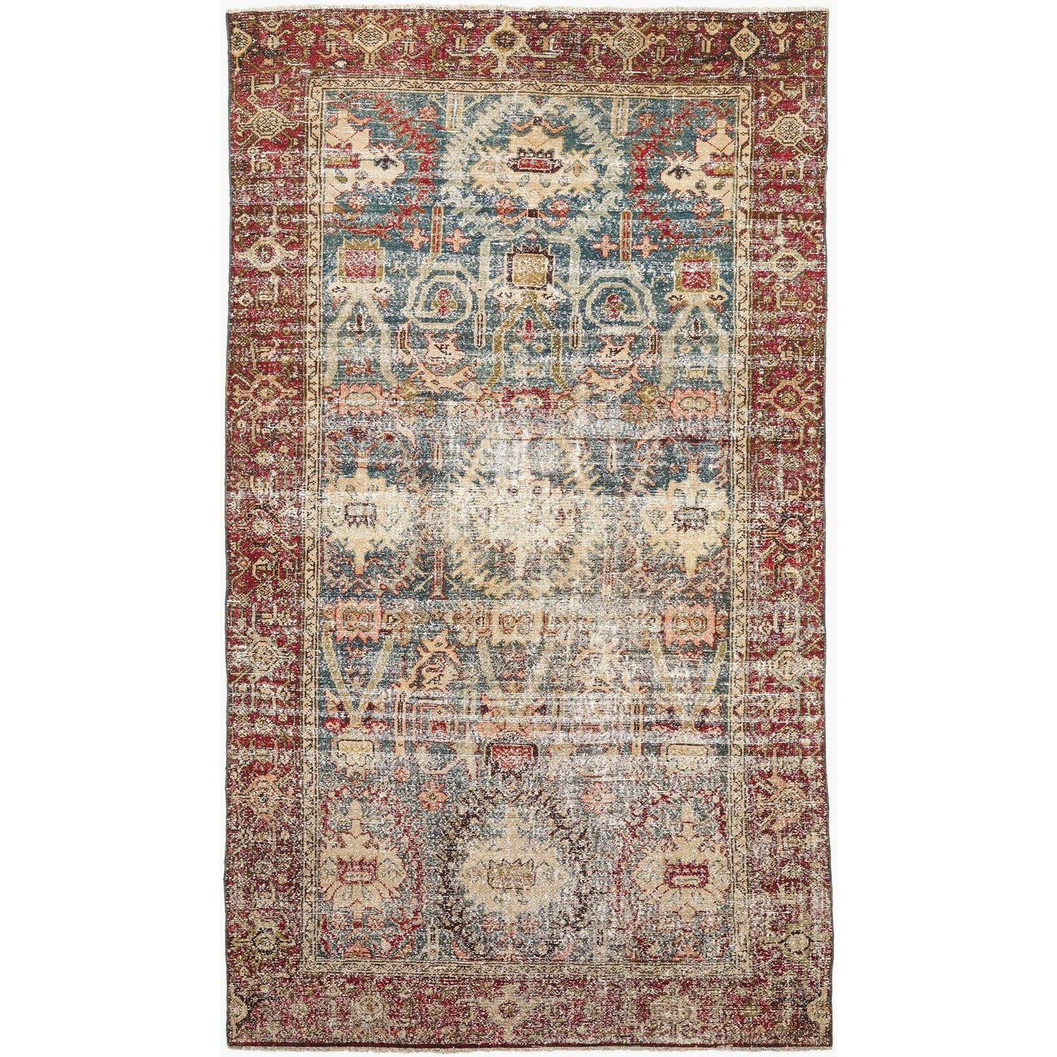 Surya Antique One of a Kind AOOAK-1795 4'3" x 7'5" Handmade Rug