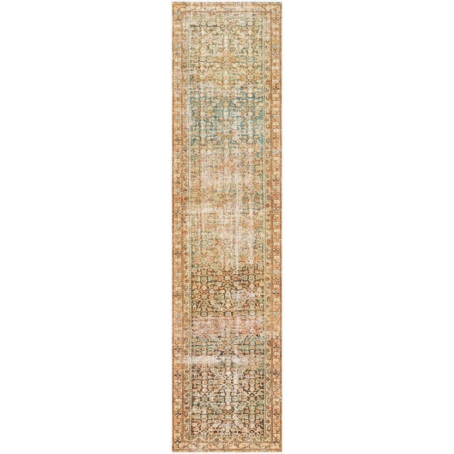Surya Antique One of a Kind AOOAK-1798 3'4" x 18'5" Handmade Rug