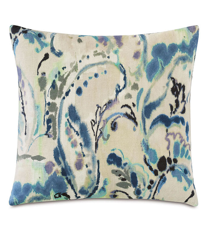 Eastern Accents Tabitha Watercolor Paisley Decorative Pillow