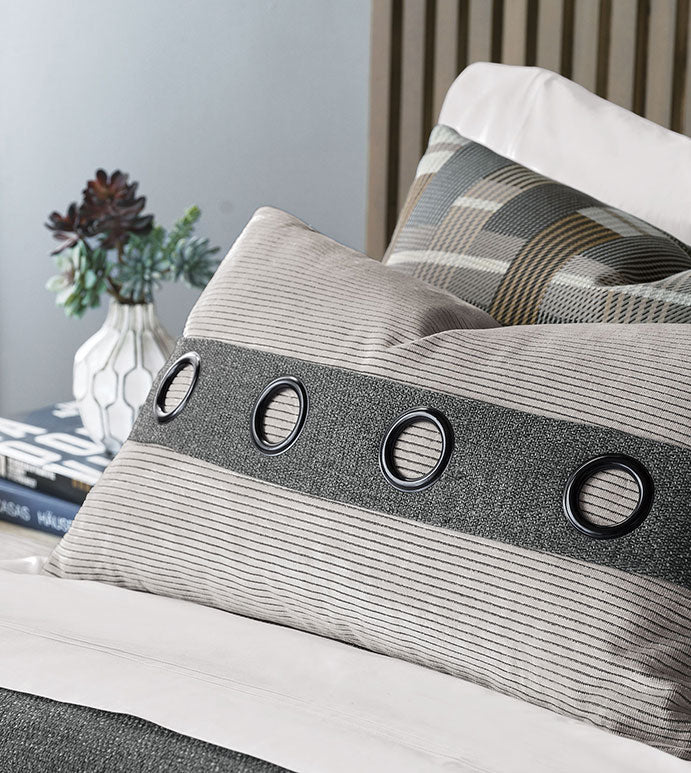 Eastern Accents Enoch Grommets Decorative Pillow