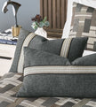 Eastern Accents Enoch Textured Border Decorative Pillow