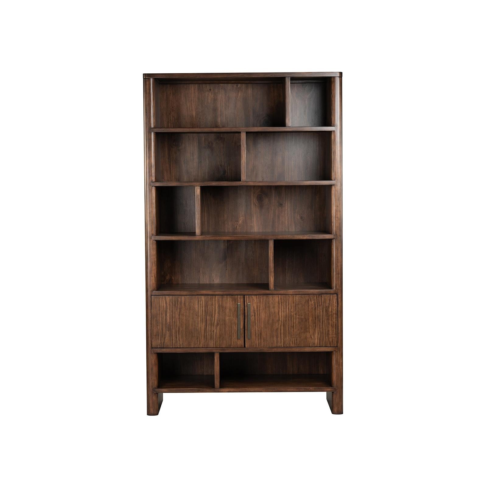 Magnussen Home Belville Chestnut Brown Display Cabinet