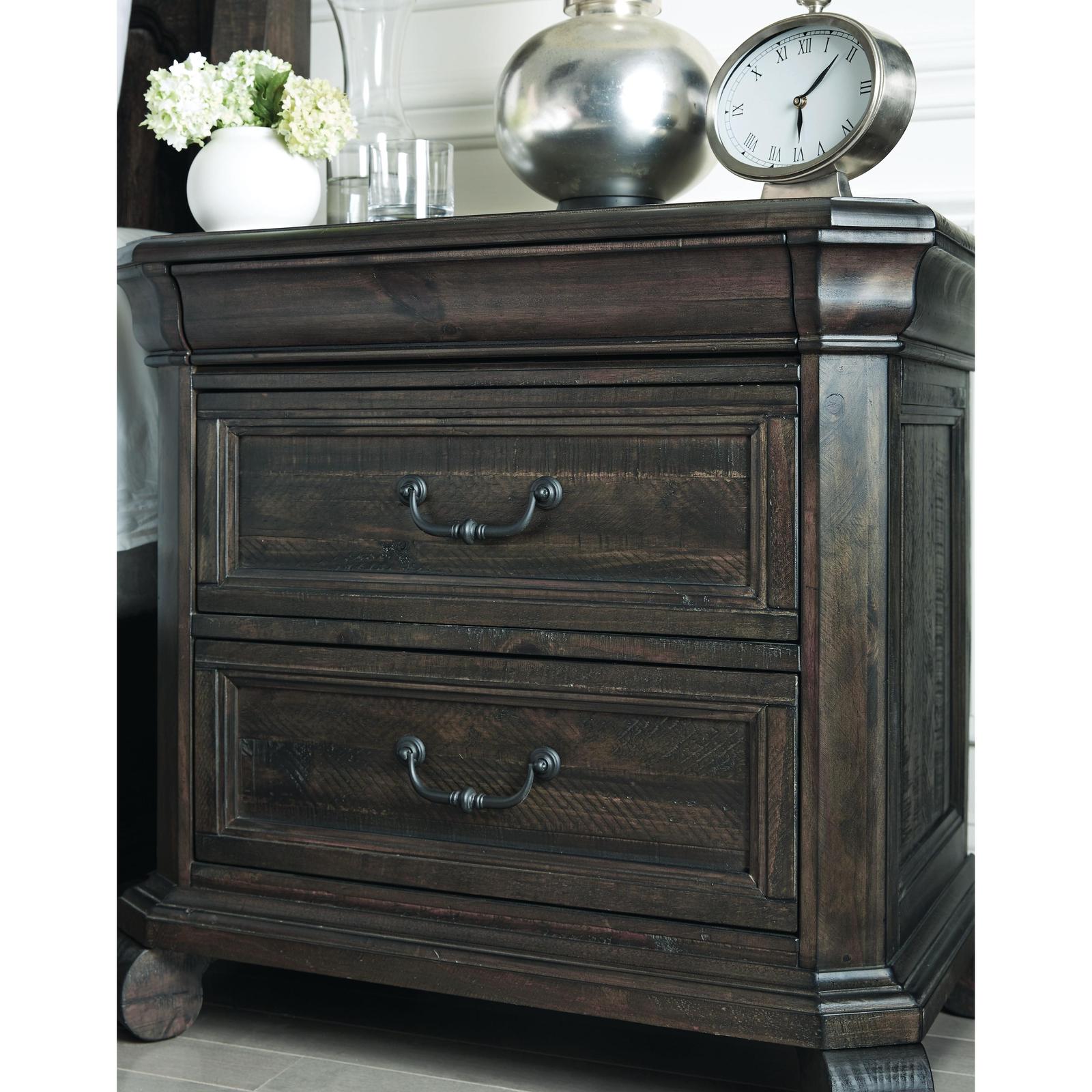 Magnussen Home Bellamy Peppercorn Drawer Nightstand