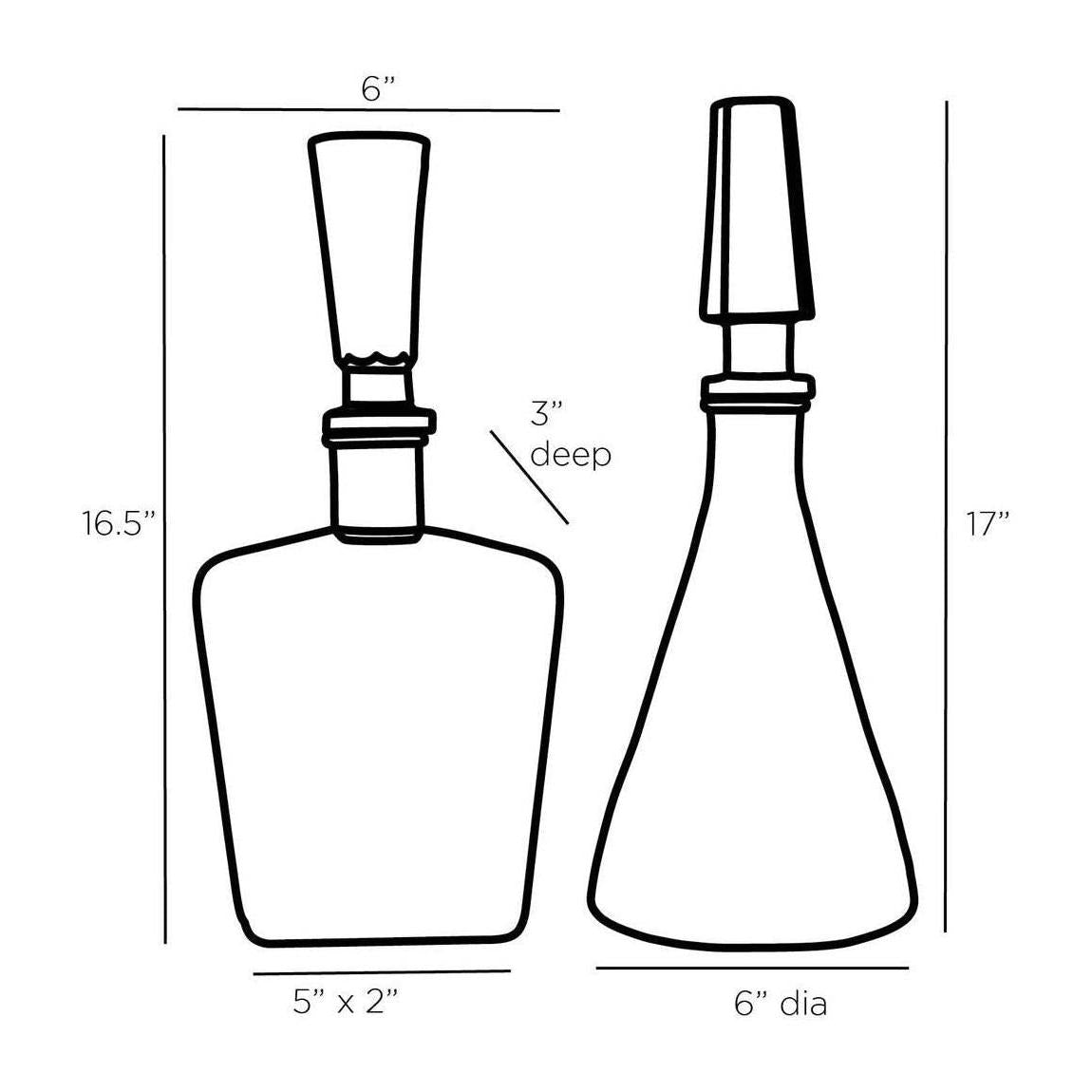 Arteriors Talbany Decanters, Set of 2