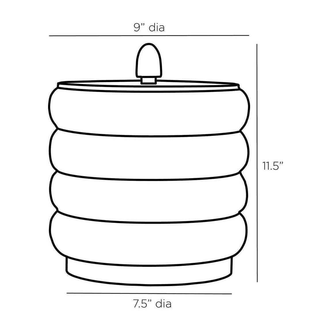 Arteriors Valen Ice Bucket