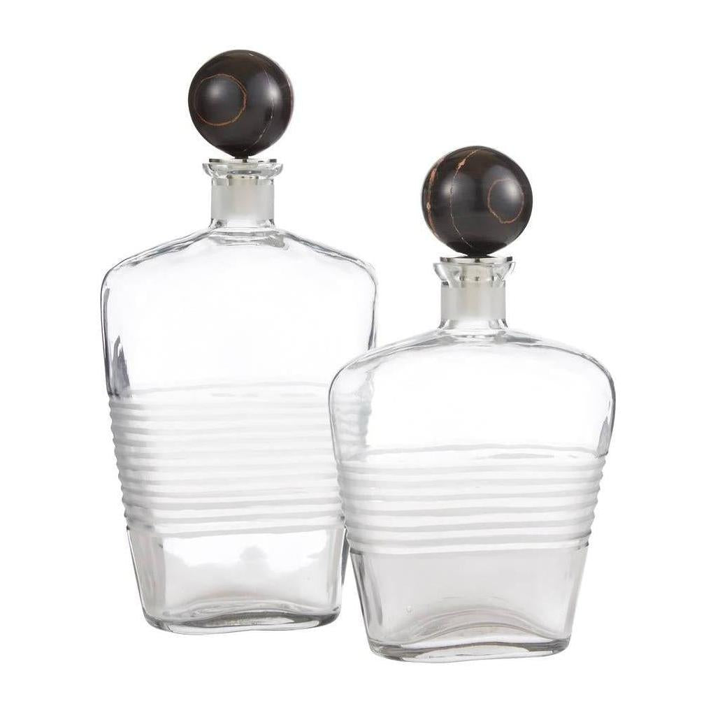 Arteriors Eaves Decanters, Set of 2