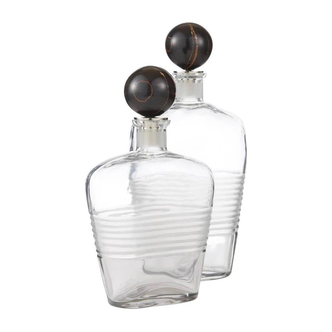 Arteriors Eaves Decanters, Set of 2