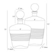 Arteriors Eaves Decanters, Set of 2