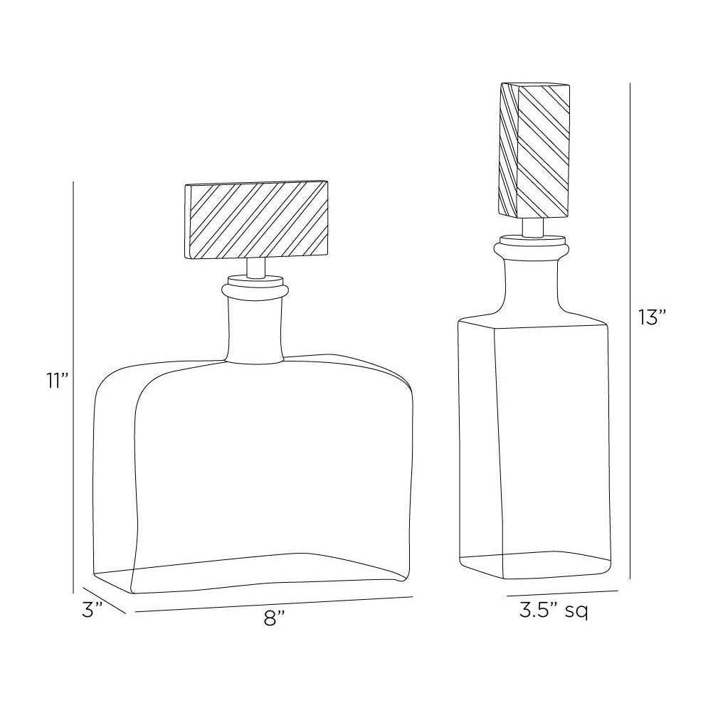 Arteriors Houston Decanters, Set of 2