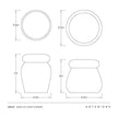 Arteriors Noelle Containers, Set of 2