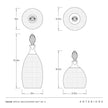 Arteriors Ophis Decanters Set of 2