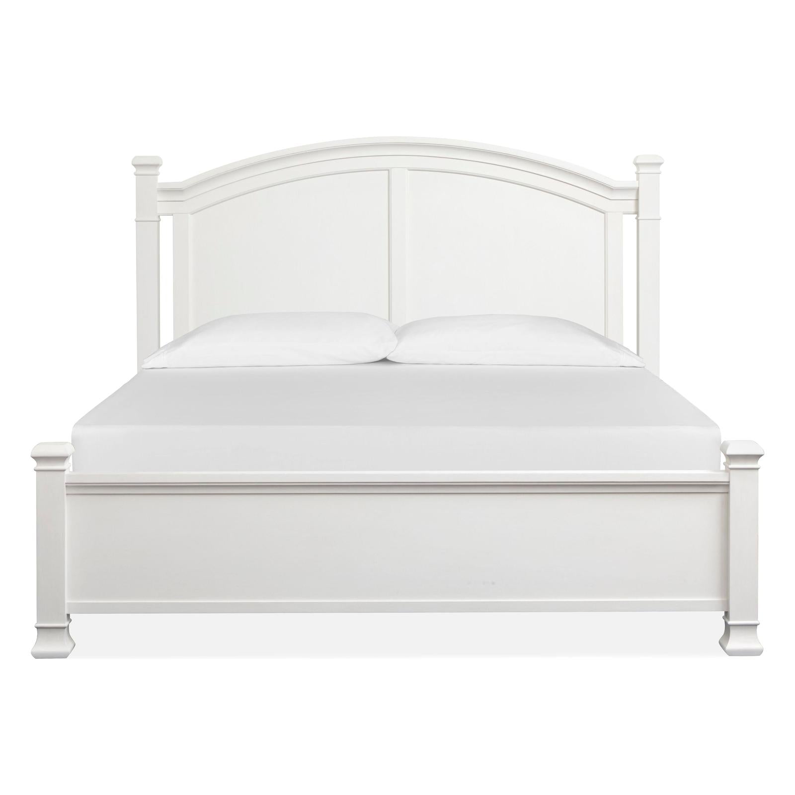 Magnussen Home Kingston Whisper White & Cerused Nutmeg Bed