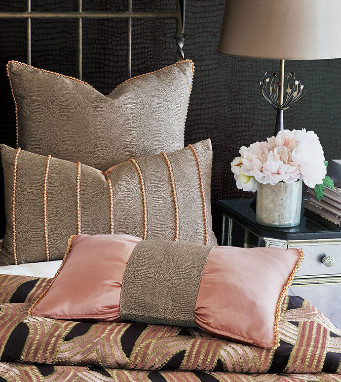 Eastern Accents Arwen Bead Trim Decorative Pillow