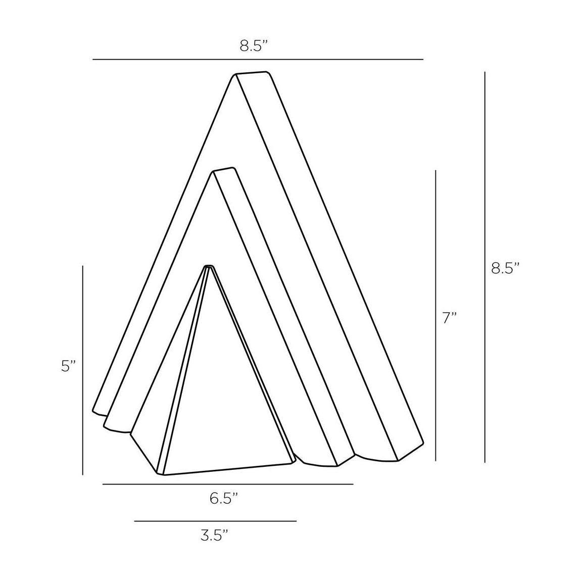 Arteriors Xiomara Sculptures, Set of 3