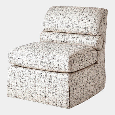 Global Views Bolster Slipper Chair by Ashley Childers