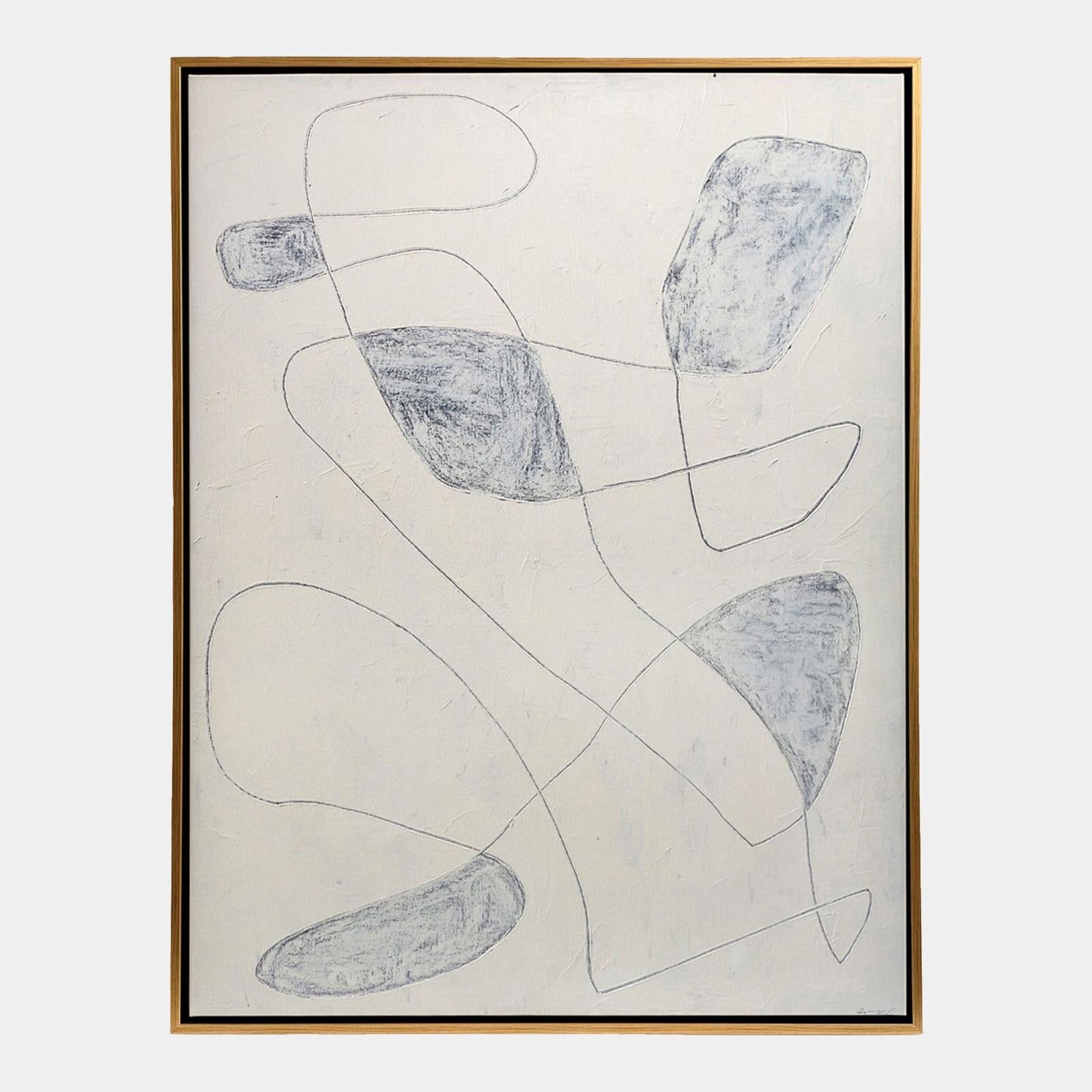 Global Views Scratch Loops Framed Art by Ashley Childers