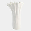 Global Views White Organic Wave Oval Bowl by Ashley Childers