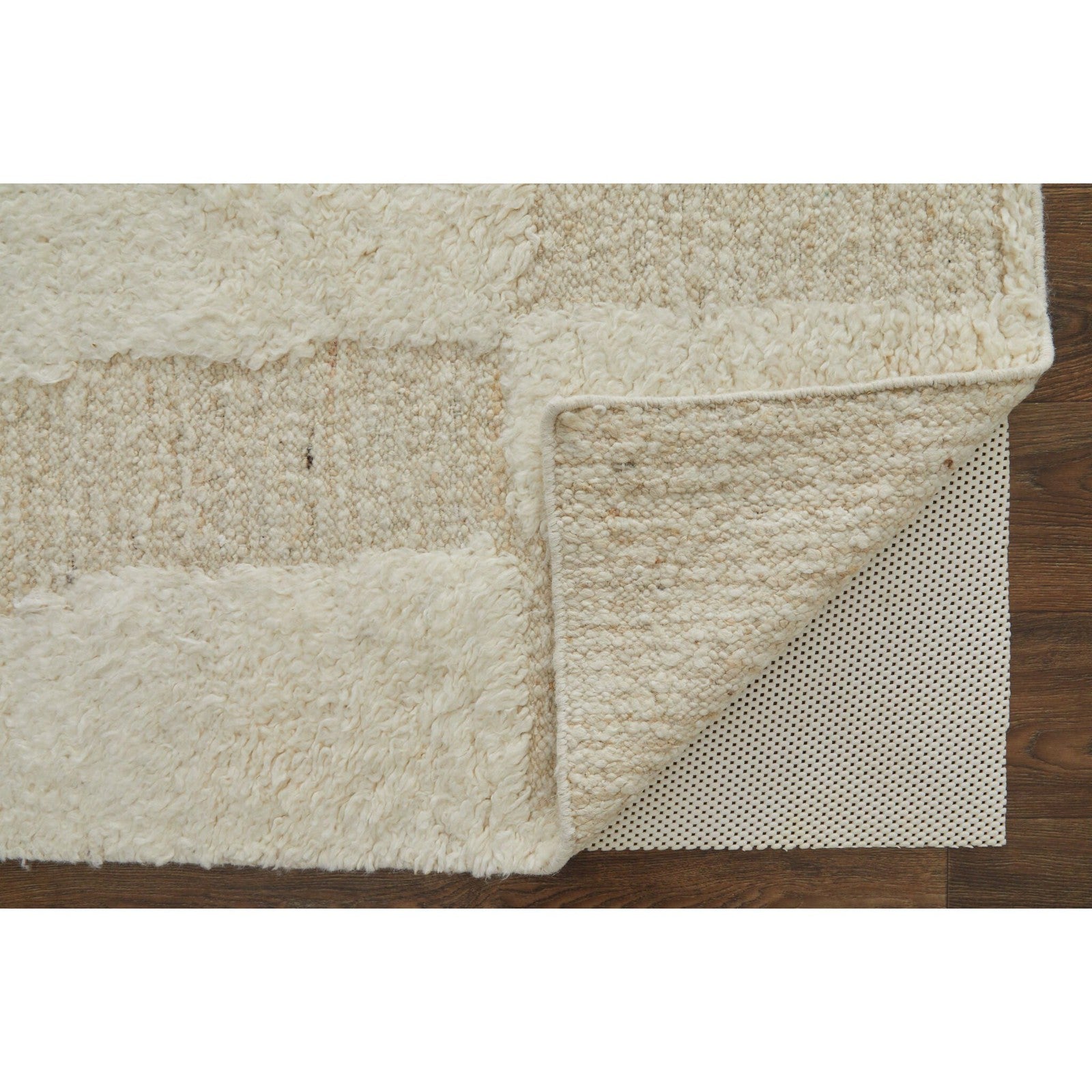 Feizy Ashby 8907F Transitional Geometric Rug in Ivory