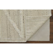 Feizy Ashby 8908F Transitional Geometric Rug in Tan/Ivory