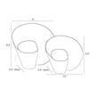 Arteriors Demarco Sculptures, Set of 2