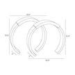 Arteriors Calum Sculptures, Set of 2