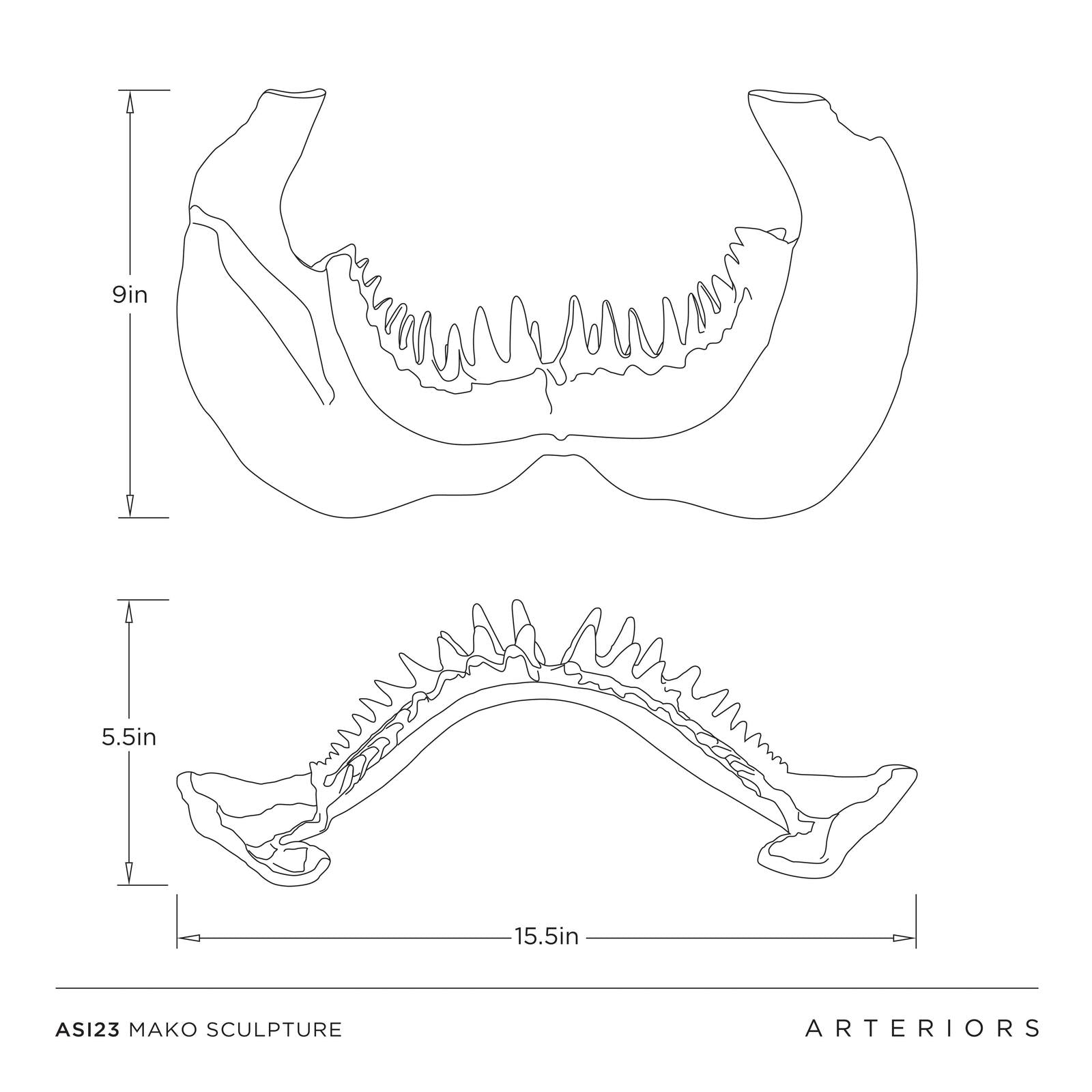 Arteriors Mako Sculpture