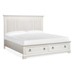 Magnussen Home Kingston Whisper White & Cerused Nutmeg Bed
