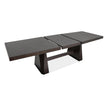 Magnussen Home Tauren Coffee Bean Extendable Double Pedestal Dining Table