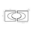 Arteriors Wolcott Bookends, Set of 2