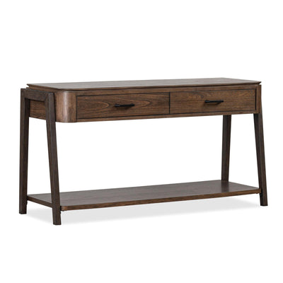 Magnussen Home Hallie Milk Chocolate & Dark Chocolate Rectangular Sofa Table