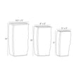 Arteriors Fisher Vases, Set of 3