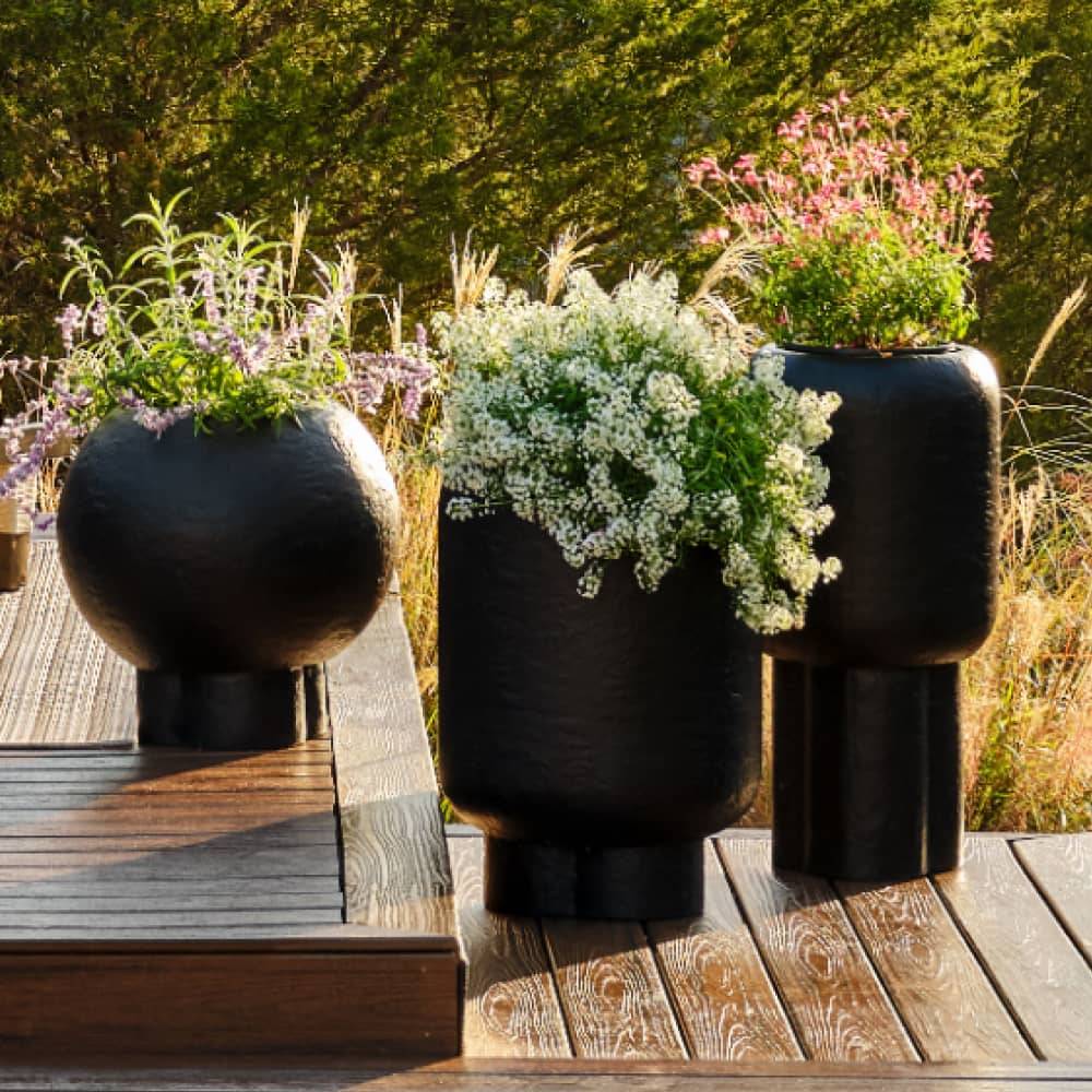 Arteriors Lorenzo Concrete Outdoor Planter