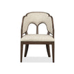 Magnussen Home Jubilee Brown Upholstered Arm Chair Two Pack