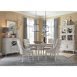Magnussen Home Newport Alabaster Extendable Dining Table