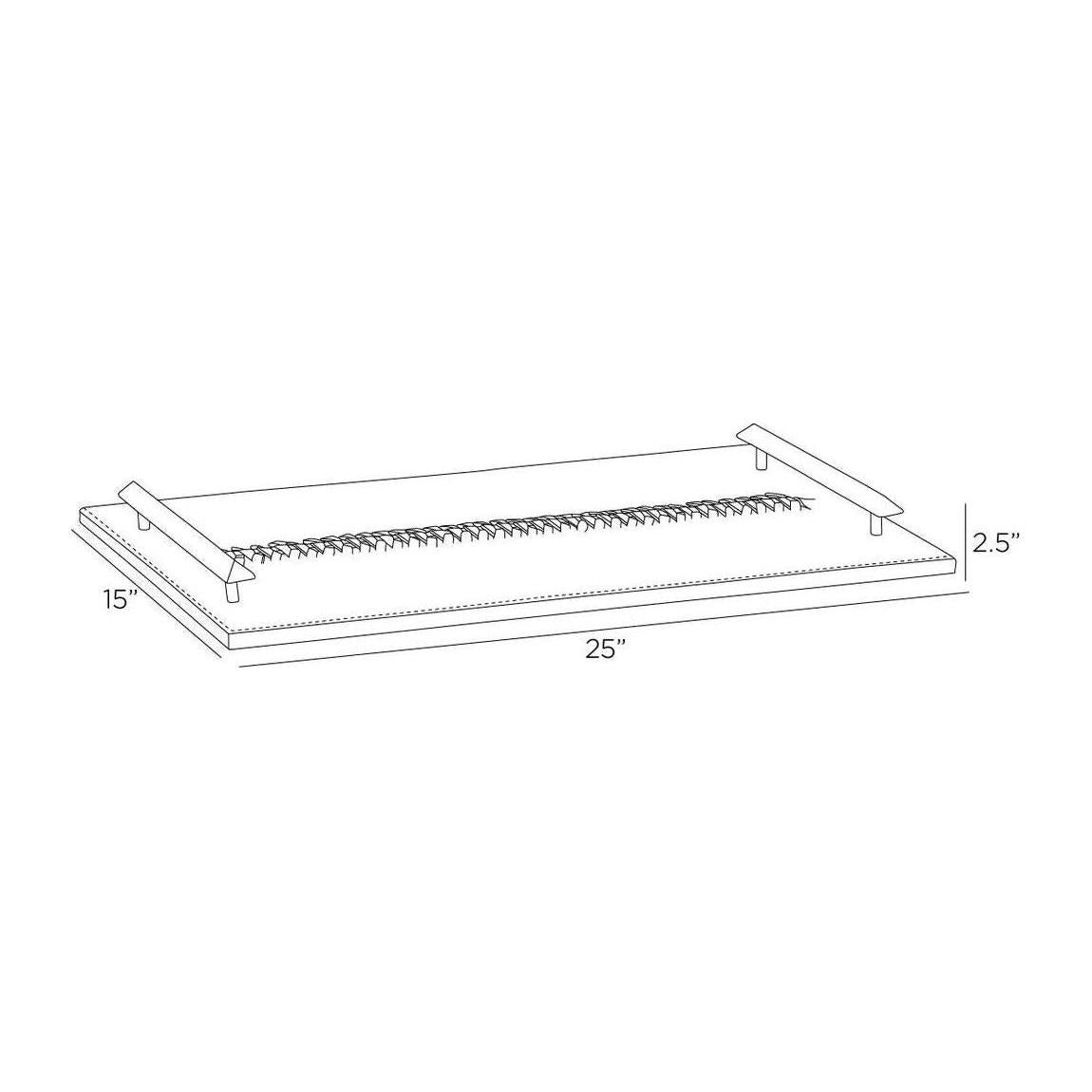 Arteriors Hillebrandt Tray