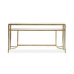 Magnussen Home Lorena Burnished Brass Rectangular Cocktail Table