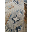 Feizy Melrose 39ULF Traditional Diamond, Ivory/Blue/Brown, Rug