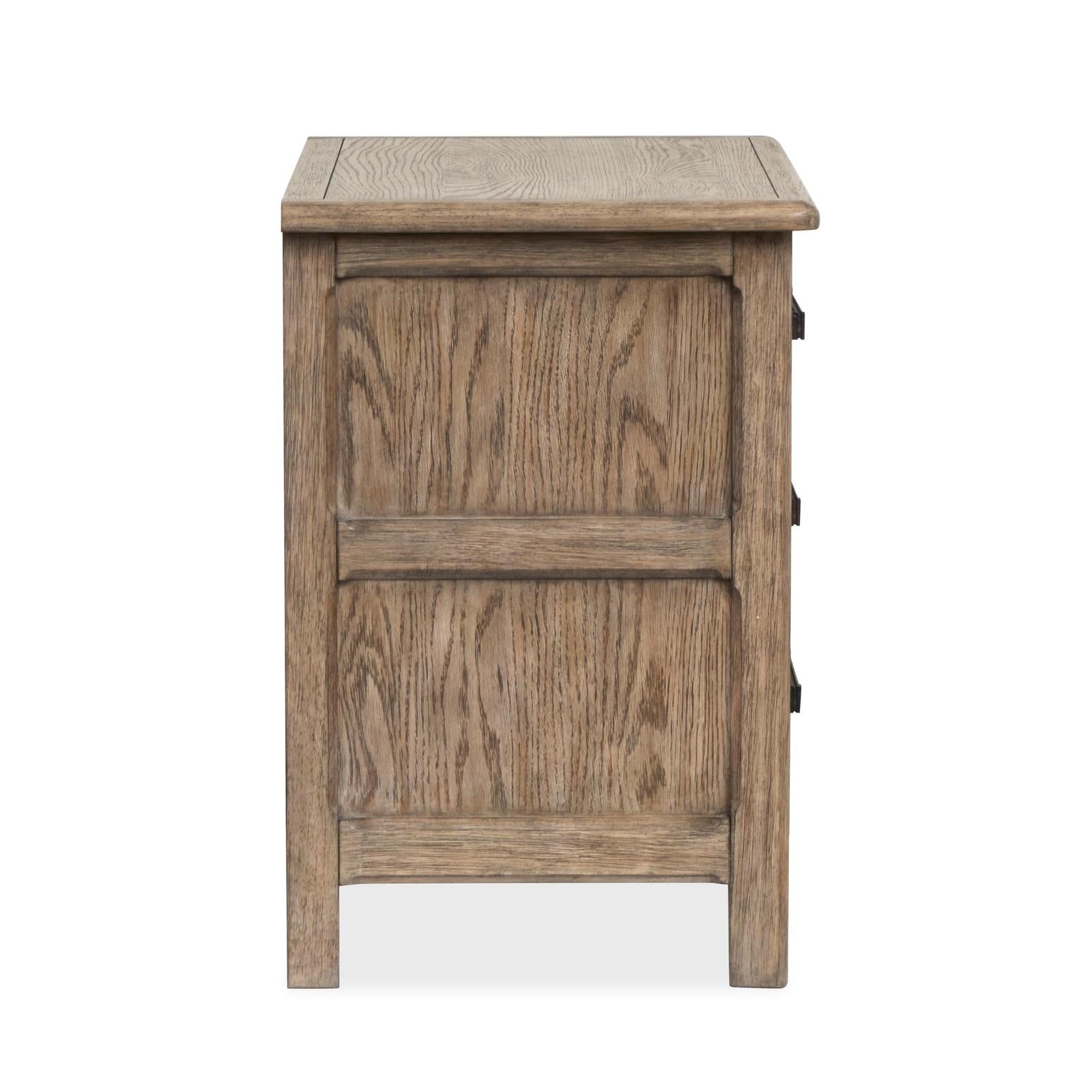 Magnussen Home Claremont Smokey Taupe Drawer Nightstand