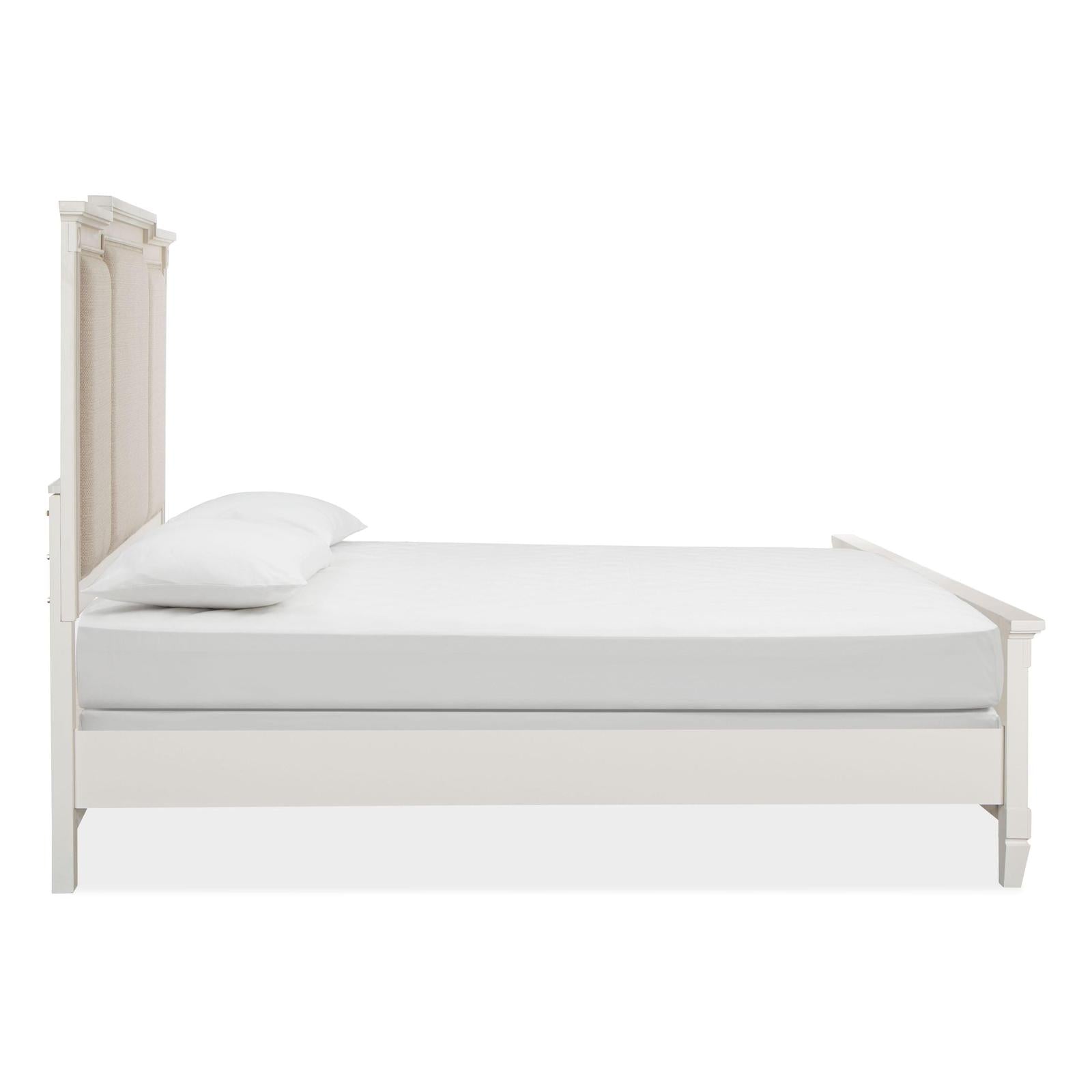 Magnussen Home Willowbrook Egg Shell White Bed