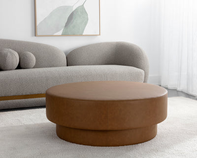 Sunpan Arlo Ottoman - Milliken Cognac