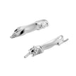Christofle Les Collections Historiques Silver Plated 2 Knife Rests Dog And Cat Gallia