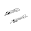 Christofle Les Collections Historiques Silver Plated 2 Knife Rests Dog And Cat Gallia